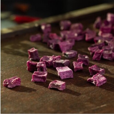 杂粮烘焙紫薯丁干蔬菜材料紫番薯脱水蔬菜紫薯粒