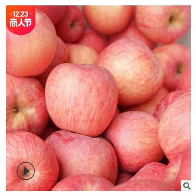 礼品果山东烟台红富士苹果新鲜10/5斤整箱冰糖心苹果水果批发代发