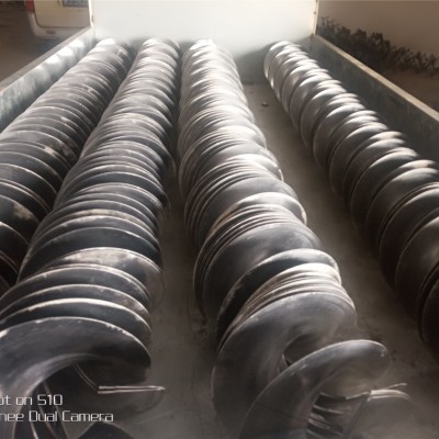 生产厂家碳钢搅龙有轴连续螺旋叶片大小尺寸冷轧绞龙等厚连续叶片