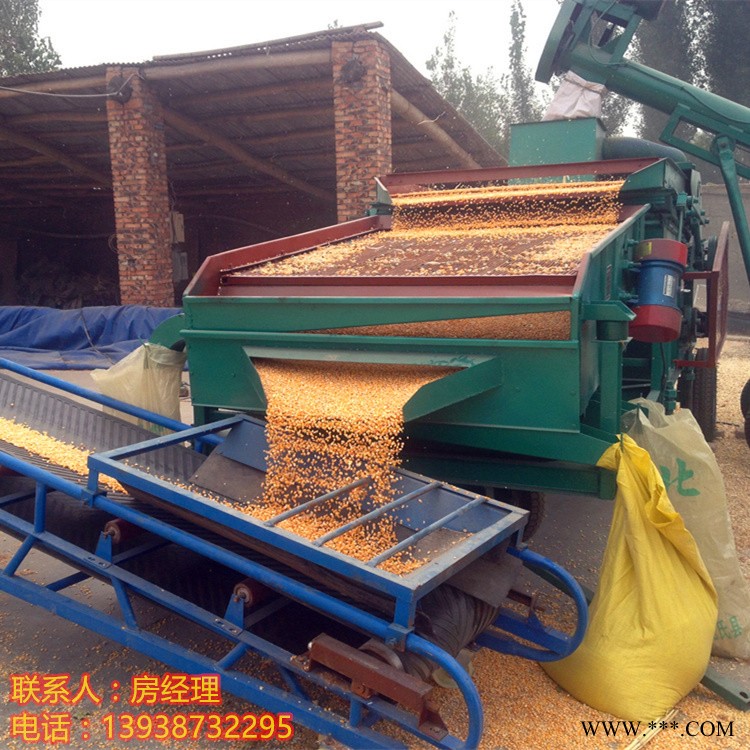 玉米除杂机 自动过滤 清理粉尘 草籽 霉烂籽 16-25吨/h 净度98%