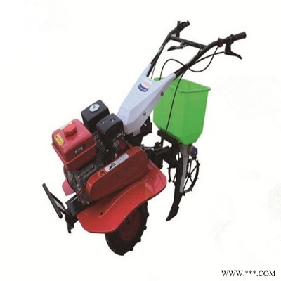 微耕机带施肥篓播肥机 手扶式茶园苗圃行间播肥微耕机