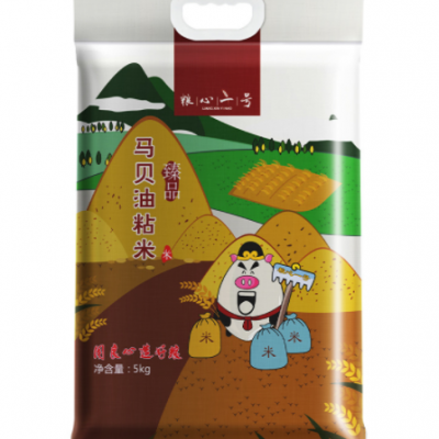 粮心一号马贝油粘米5公斤南方籼米5kg 优质大米批发