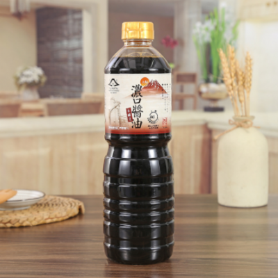日本原装进口 富士胜酱油批发浓口减盐甘口酿造酱油500毫升1升装
